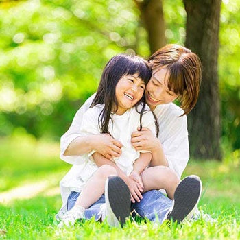 シングルマザーと娘